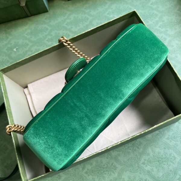 Gucci GG Marmont small velvet shoulder bag