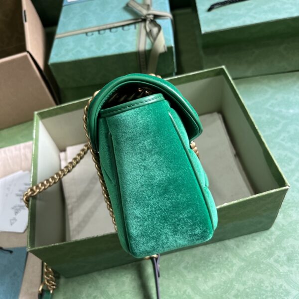 Gucci GG Marmont small velvet shoulder bag