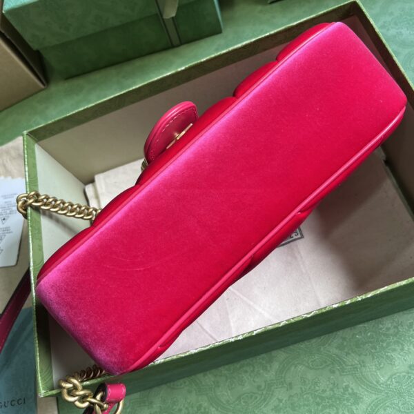 Gucci GG Marmont small velvet shoulder bag