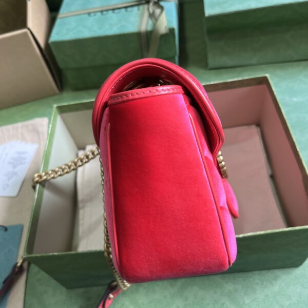 Gucci GG Marmont small velvet shoulder bag