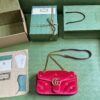Gucci GG Marmont small velvet shoulder bag