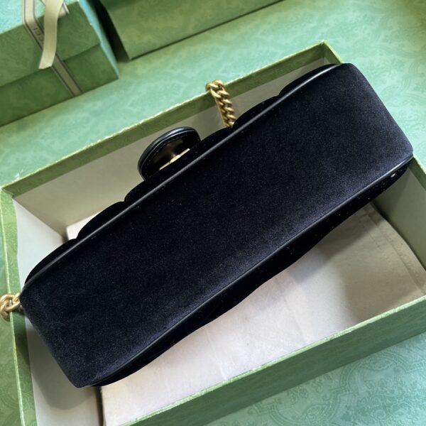 Gucci GG Marmont small velvet shoulder bag