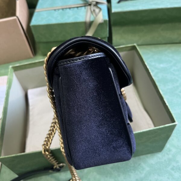 Gucci GG Marmont small velvet shoulder bag