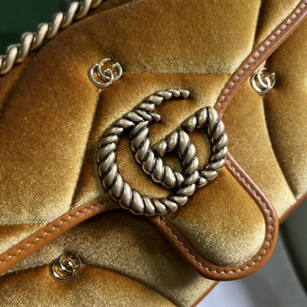 Gucci GG MARMONT MINI velvet SHOULDER BAG