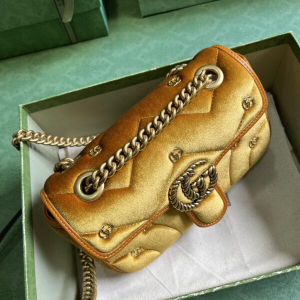 Gucci GG MARMONT MINI velvet SHOULDER BAG