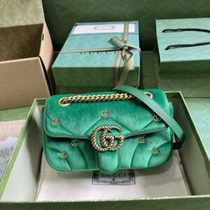 Gucci GG MARMONT MINI velvet SHOULDER BAG