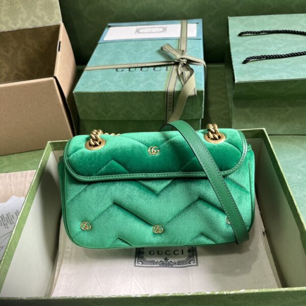 Gucci GG MARMONT MINI velvet SHOULDER BAG