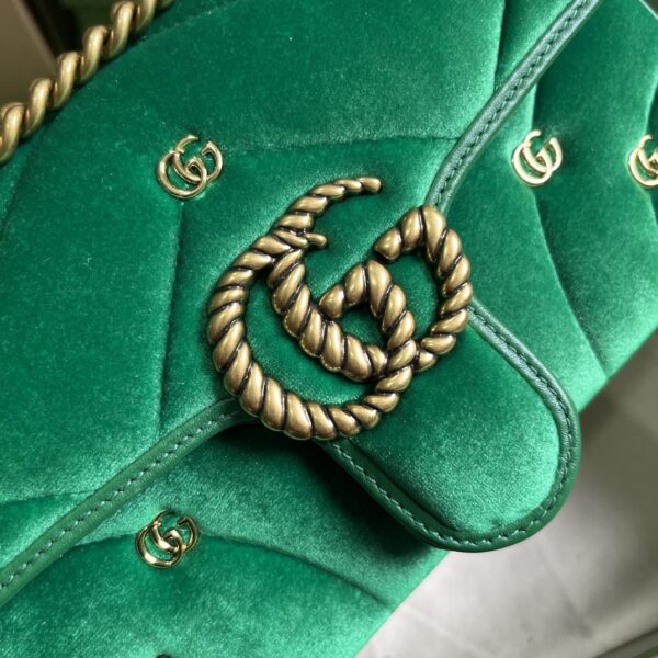 Gucci GG MARMONT MINI velvet SHOULDER BAG