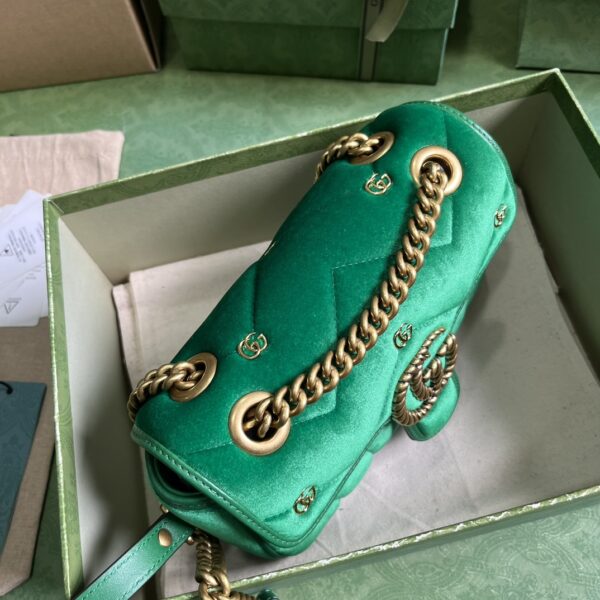 Gucci GG MARMONT MINI velvet SHOULDER BAG