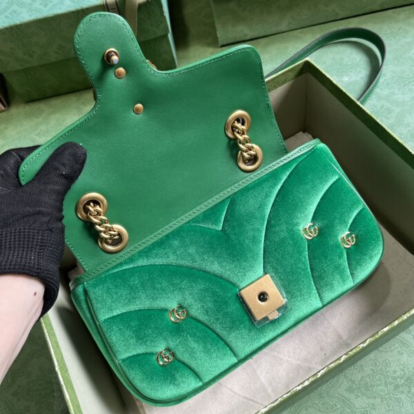Gucci GG MARMONT MINI velvet SHOULDER BAG