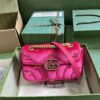 Gucci GG MARMONT MINI velvet SHOULDER BAG