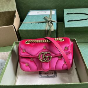 Gucci GG MARMONT MINI velvet SHOULDER BAG