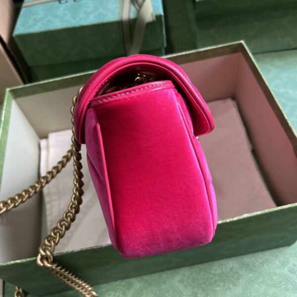 Gucci GG MARMONT MINI velvet SHOULDER BAG