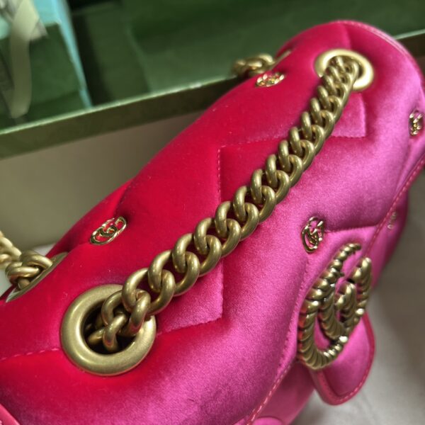 Gucci GG MARMONT MINI velvet SHOULDER BAG