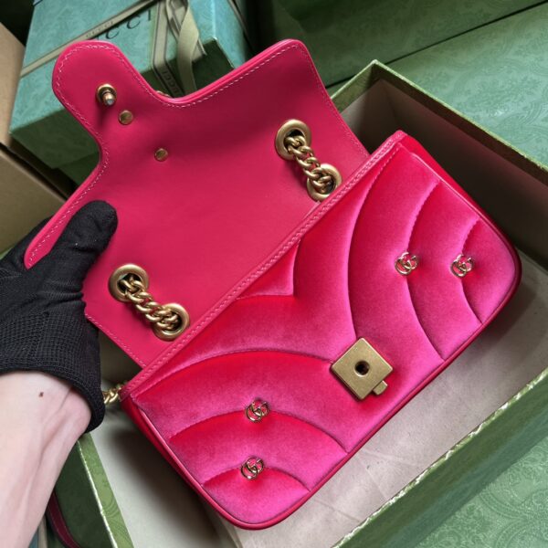Gucci GG MARMONT MINI velvet SHOULDER BAG