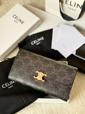 CELINE TRIOMPHE LONG WALLET