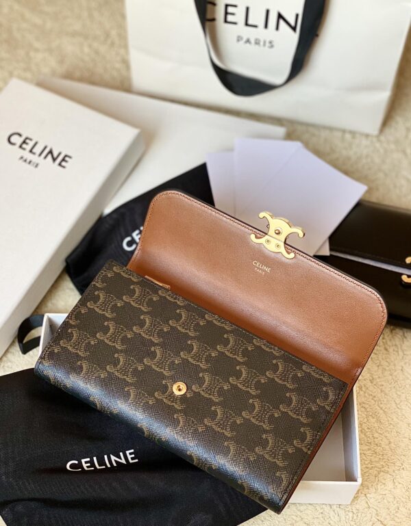 CELINE TRIOMPHE LONG WALLET