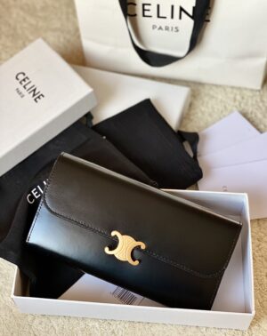 CELINE TRIOMPHE LONG WALLET
