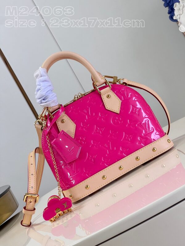 Louis Vuitton Alma BB Monogram Vernis Leather