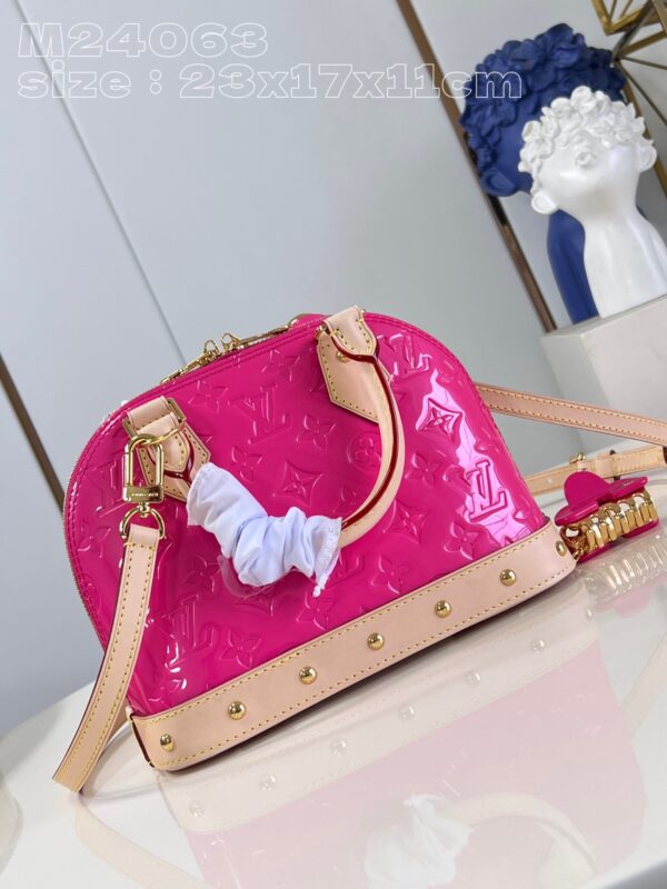 Louis Vuitton Alma BB Monogram Vernis Leather