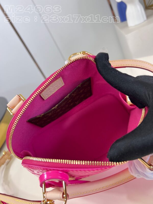 Louis Vuitton Alma BB Monogram Vernis Leather