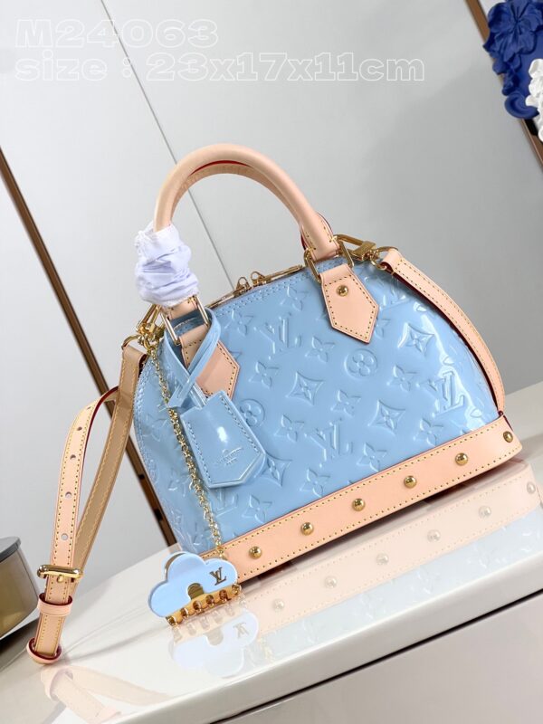 Louis Vuitton Alma BB Monogram Vernis Leather