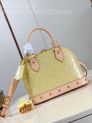 Louis Vuitton Alma BB Monogram Vernis Leather