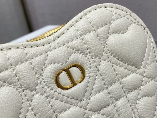 Dior Caro Heart Pouch With Chain