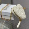 Dior Caro Heart Pouch With Chain