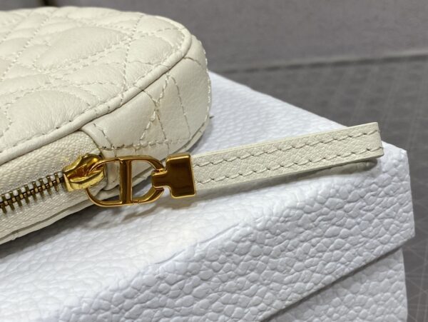 Dior Caro Heart Pouch With Chain
