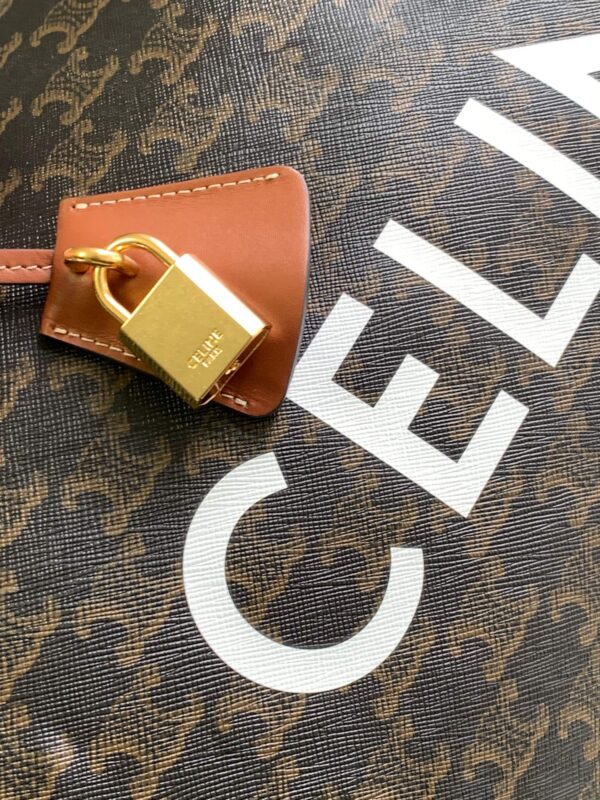 CELINE LARGE TRAVEL BAG IN TRIOMPHE CANVAS