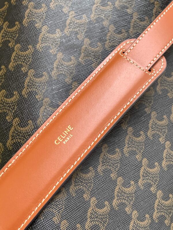 CELINE LARGE TRAVEL BAG IN TRIOMPHE CANVAS