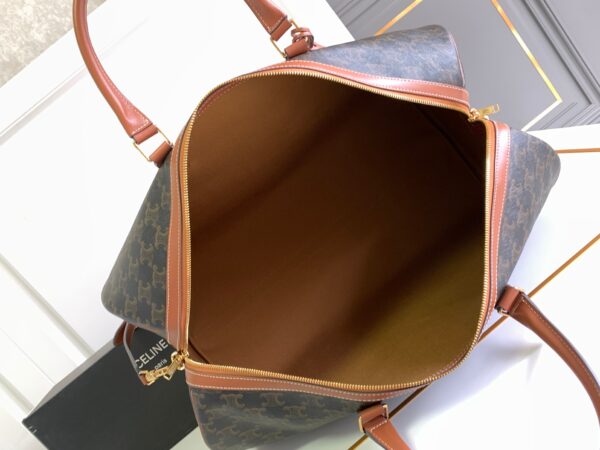 CELINE LARGE TRAVEL BAG IN TRIOMPHE CANVAS