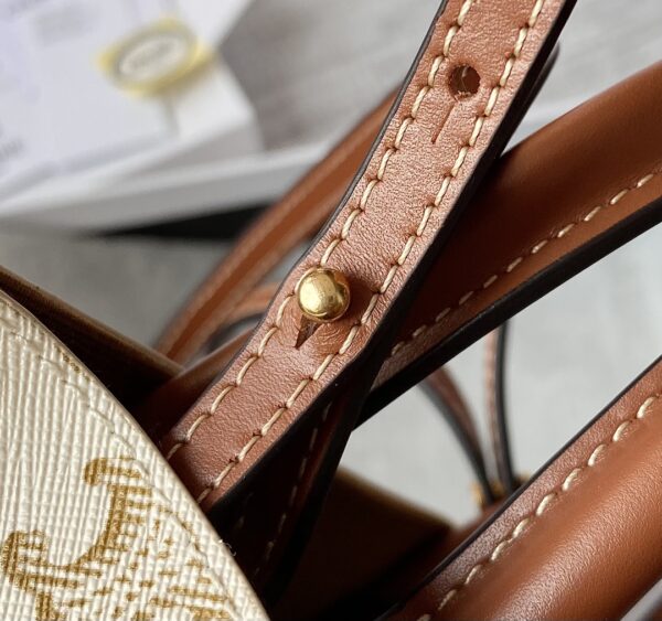 CELINE MINI VERTICAL CABAS IN TRIOMPHE