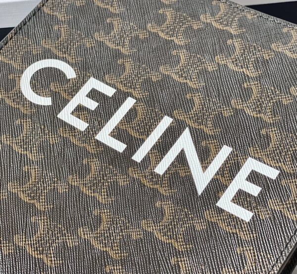 CELINE MINI VERTICAL CABAS IN TRIOMPHE