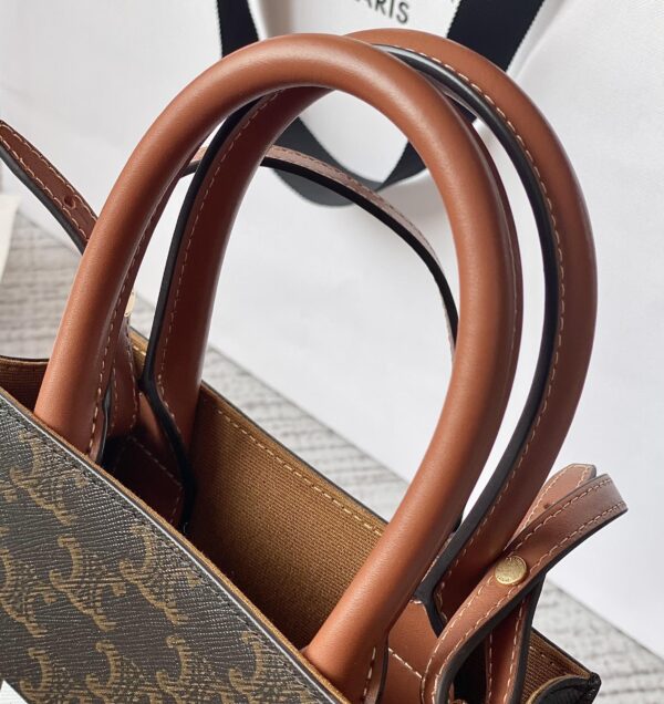 CELINE MINI VERTICAL CABAS IN TRIOMPHE