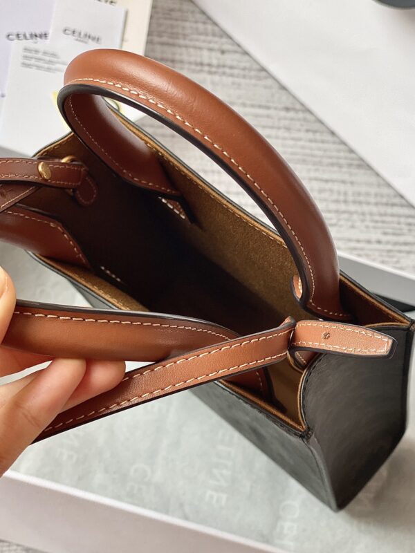CELINE MINI VERTICAL CABAS IN TRIOMPHE