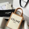 CELINE MINI VERTICAL CABAS IN TRIOMPHE