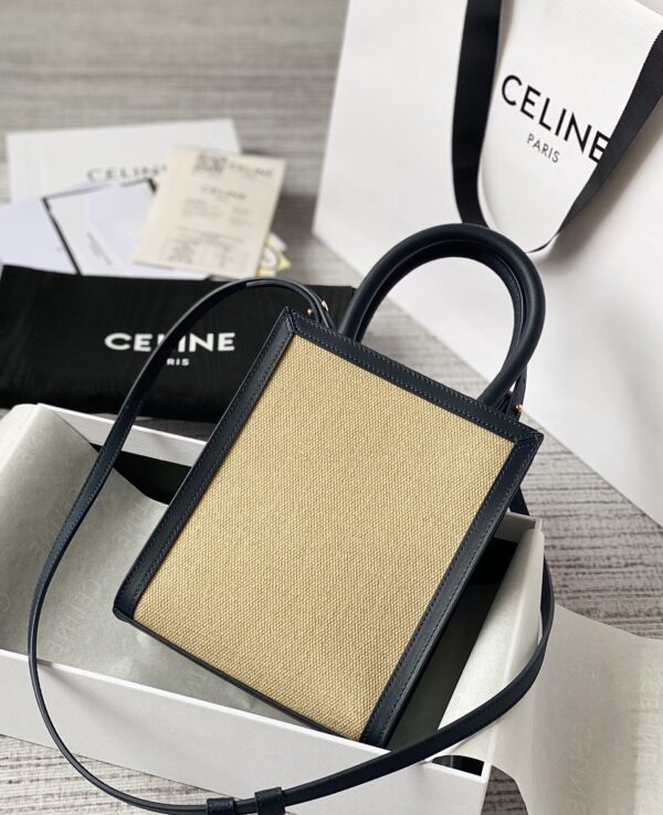 CELINE MINI VERTICAL CABAS IN TRIOMPHE