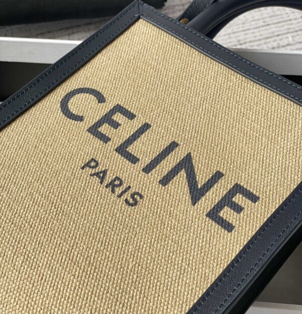 CELINE MINI VERTICAL CABAS IN TRIOMPHE