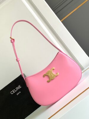 CELINE MEDIUM TILLY BAG IN SHINY CALFSKIN