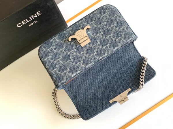 CELINE CHAIN SHOULDER BAG CLAUDE