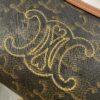 CELINE CLUTCH WITH CHAIN IN TRIOMPHE CANVAS AND LAMBSKIN