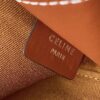 CELINE CLUTCH WITH CHAIN IN TRIOMPHE CANVAS AND LAMBSKIN