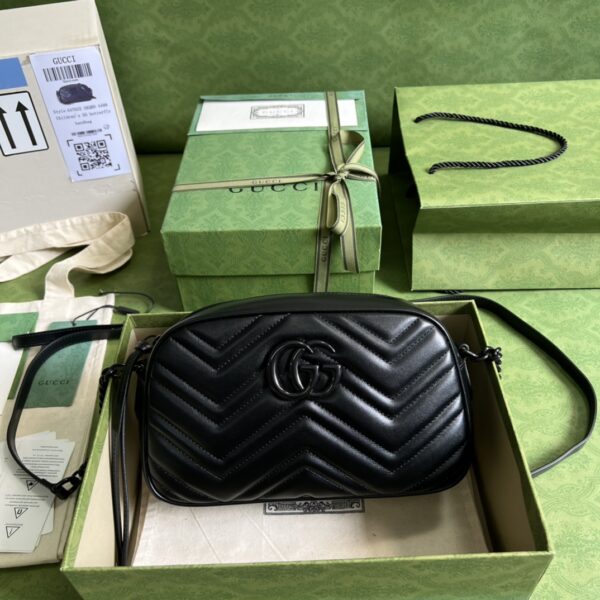 Gucci Marmont Small Matelassé Shoulder Bag