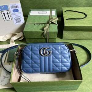 Gucci Marmont Small Matelassé Shoulder Bag