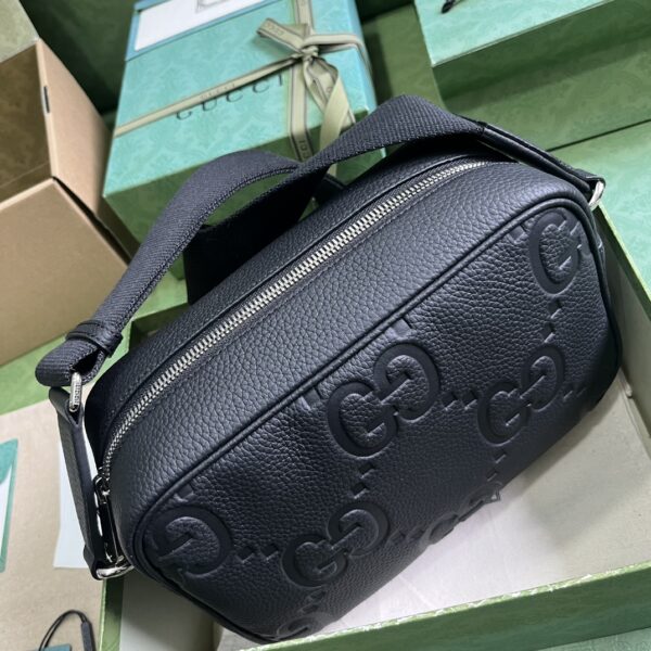 GUCCI JUMBO GG MEDIUM MESSENGER BAG