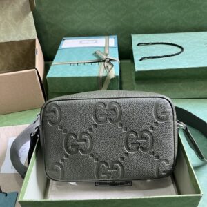 GUCCI JUMBO GG MEDIUM MESSENGER BAG