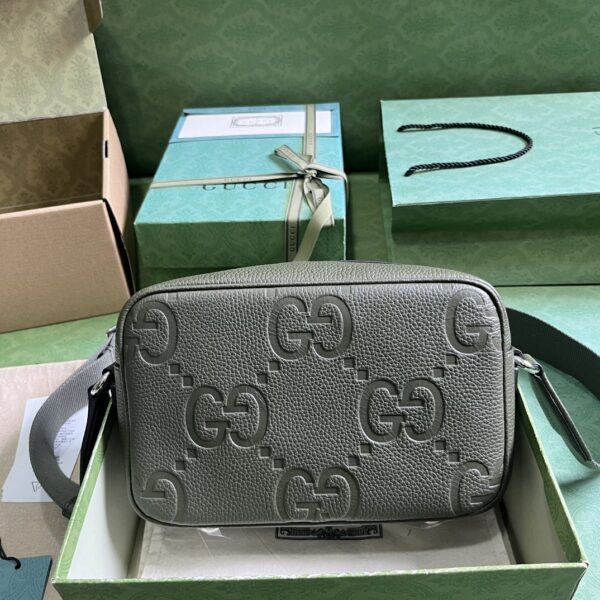 GUCCI JUMBO GG MEDIUM MESSENGER BAG