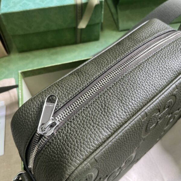 GUCCI JUMBO GG MEDIUM MESSENGER BAG